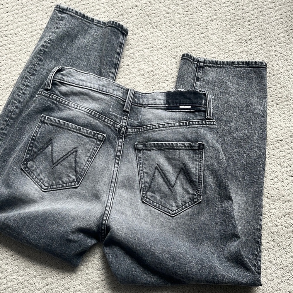 Mother Jeans- Ditcher crop - color- Shadow Dancing-size 24